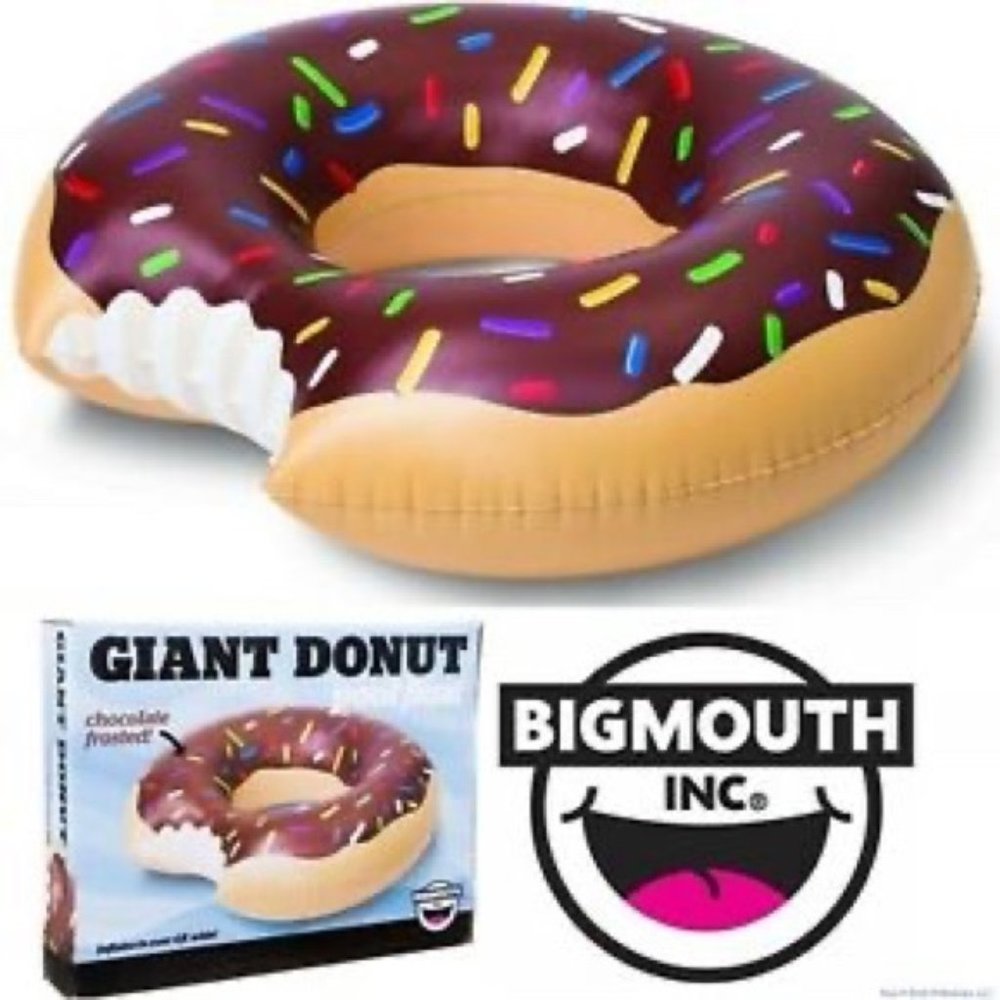 Giant Chocolate Donut Pool Float NEW - Picture 3 of 3